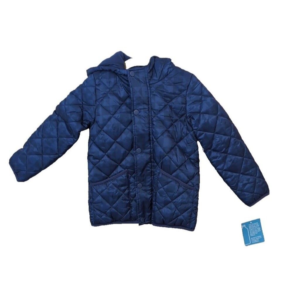 Falls Creek Kids Boy's Water, Wind Resistance, Insulated Blue Jacket Size 18M